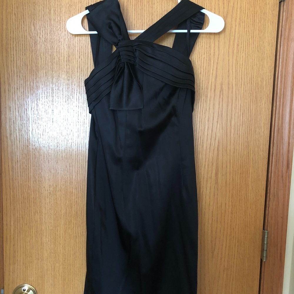 Black asymmetrical dress